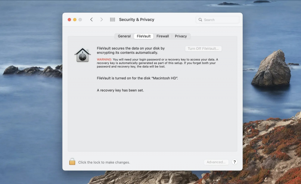 Bật mã hóa đĩa