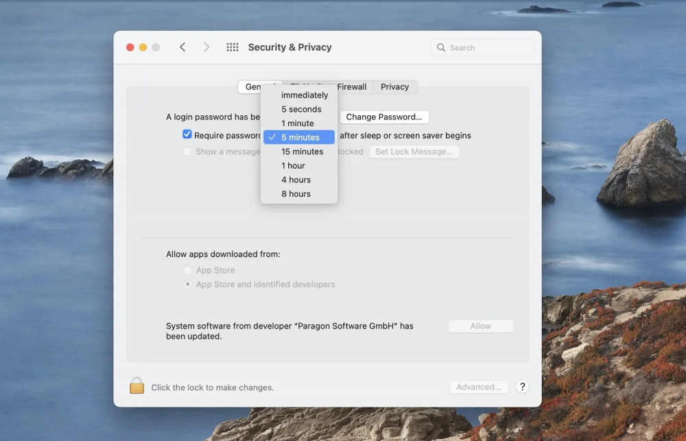 Đặt Trình bảo vệ màn hình
