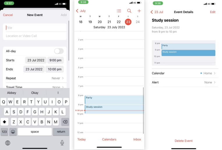 Cách tận dụng tối đa ứng dụng Lịch trên iPhone hoặc iPad dành cho người mới bắt đầu