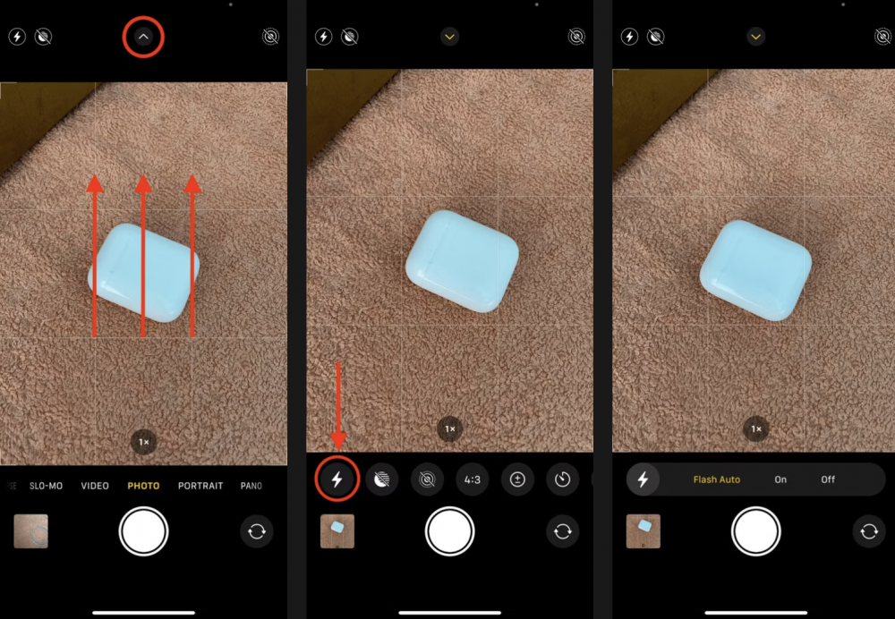 Cách bật đèn flash trên iPhone
