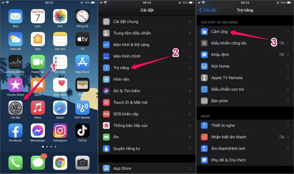 cách bật nút Home ảo trên iPad