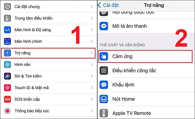 bật nút home ảo trên iphone 11