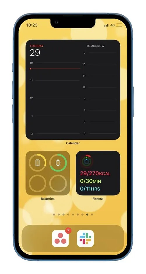 Cách bố trí màn hình chính iPhone độc lạ