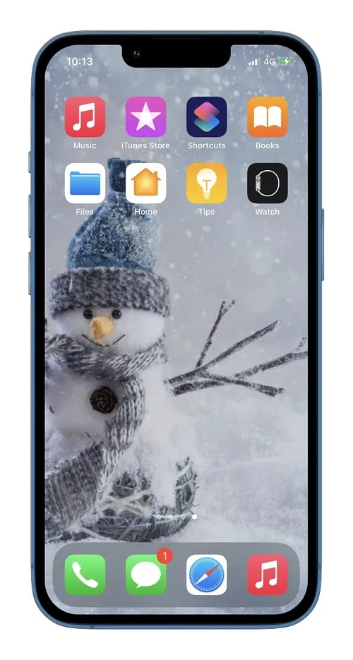 Cách bố trí màn hình chính iPhone độc lạ