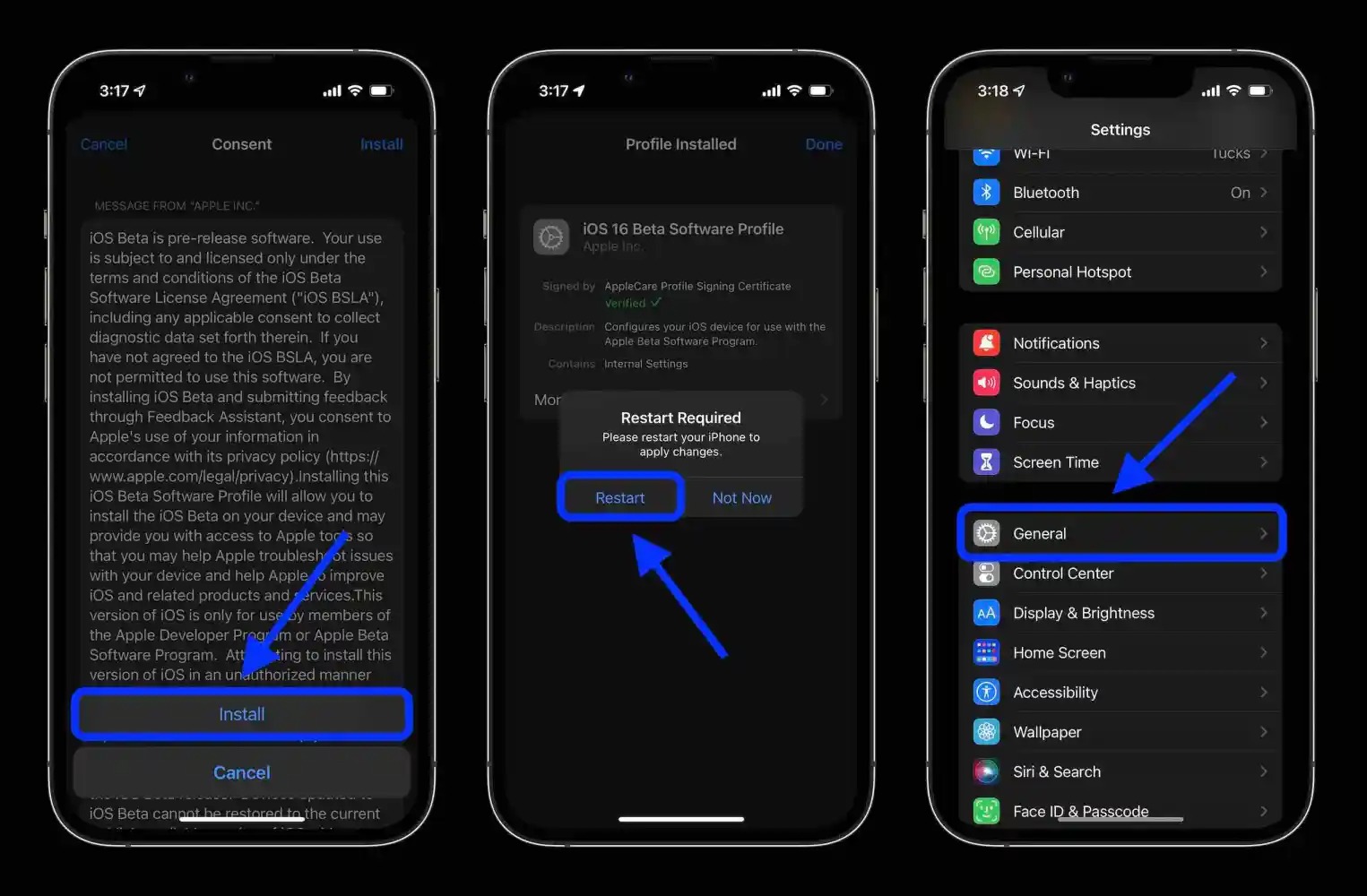 Cách tải sớm và cài đặt bản beta iOS 16