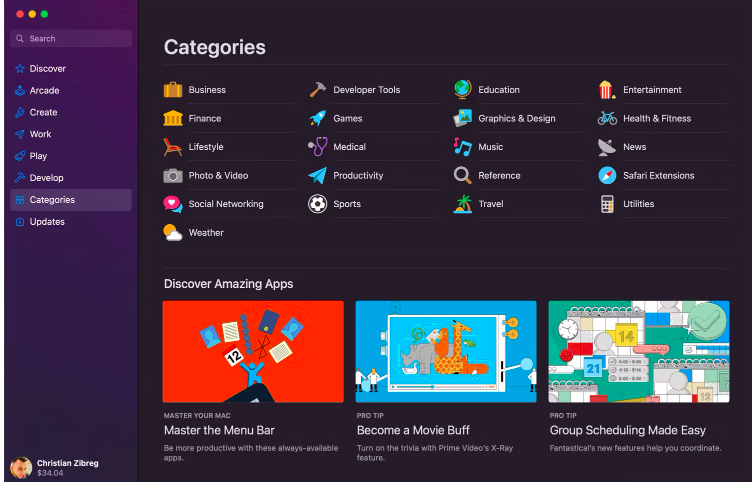 Cài đặt ứng dụng từ Appstore sẽ nằm trong thư viện ứng dụng