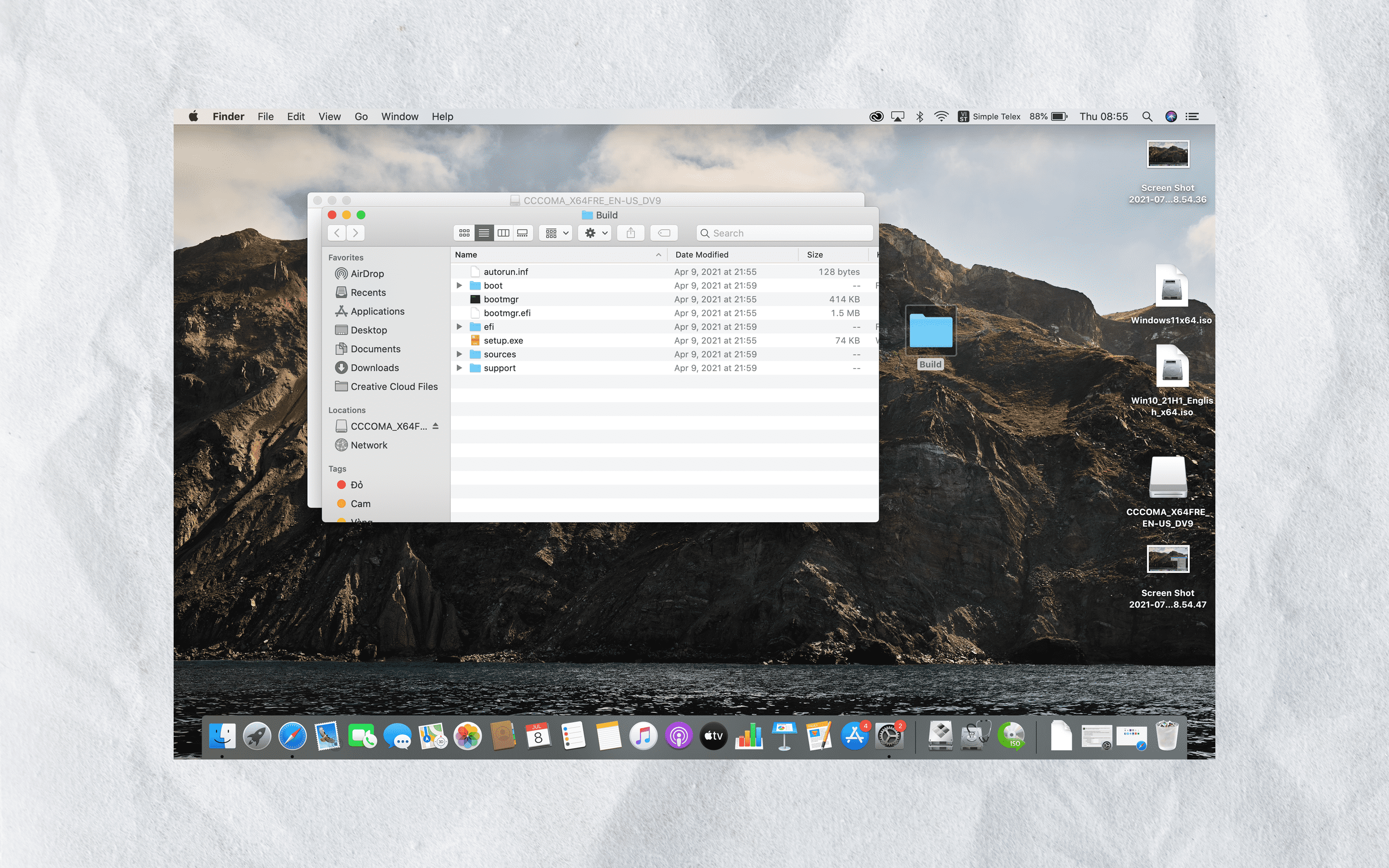Cách cài đặt windows 11 trên MacBook