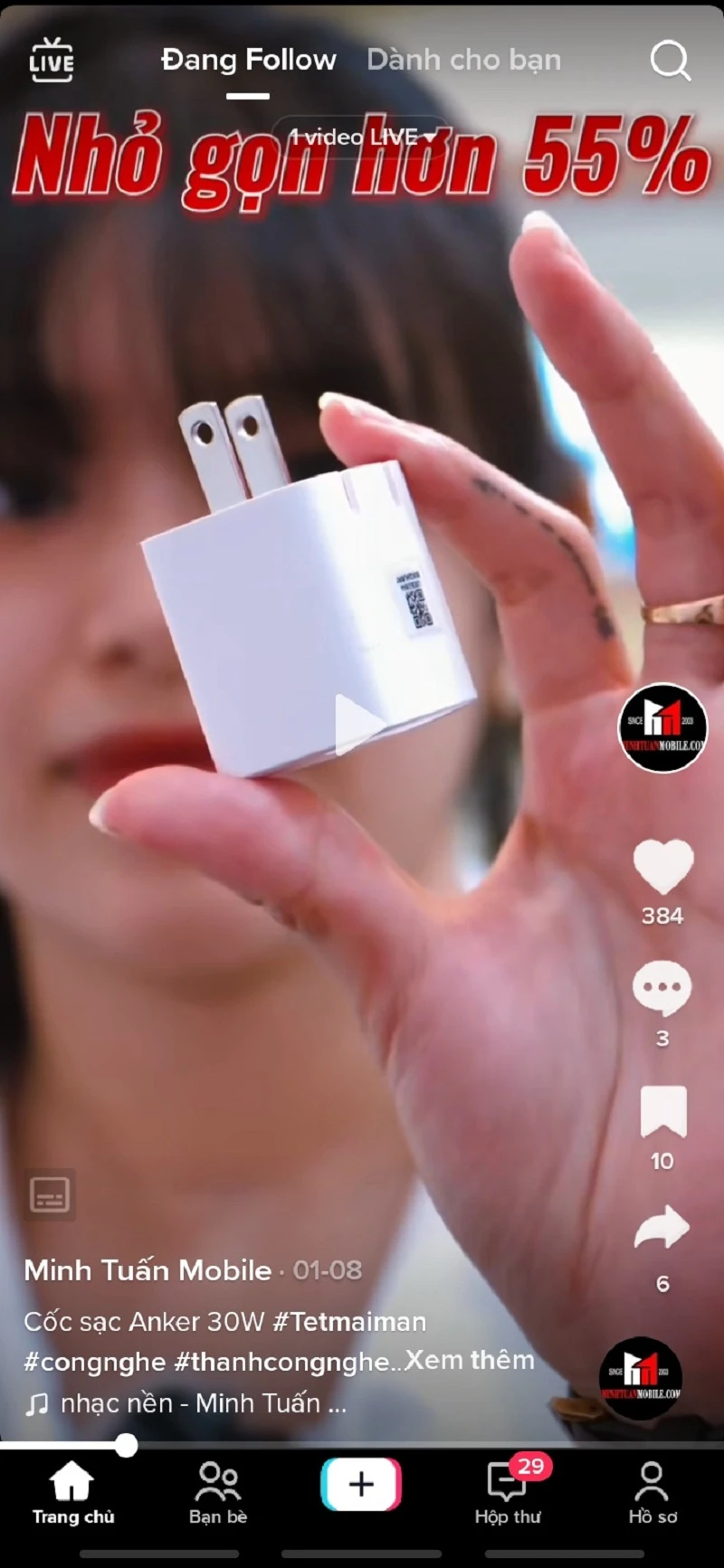 Hướng dẫn chặn gắn thẻ video trên TikTok trong vòng 1 nốt nhạc