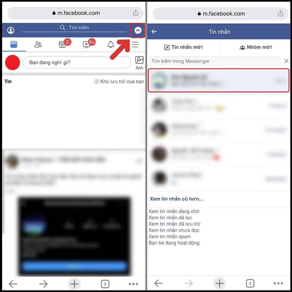 Hướng dẫn nhắn tin Facebook không cần cài đặt Messenger