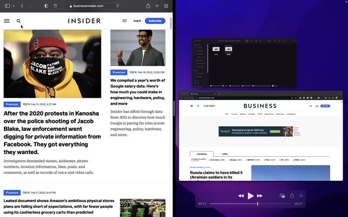 cách chia đôi màn hình macbook