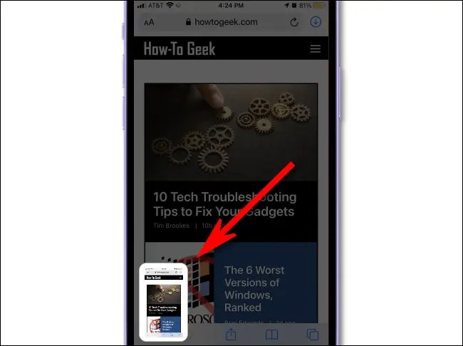 cách chụp màn hình trên iphone 12