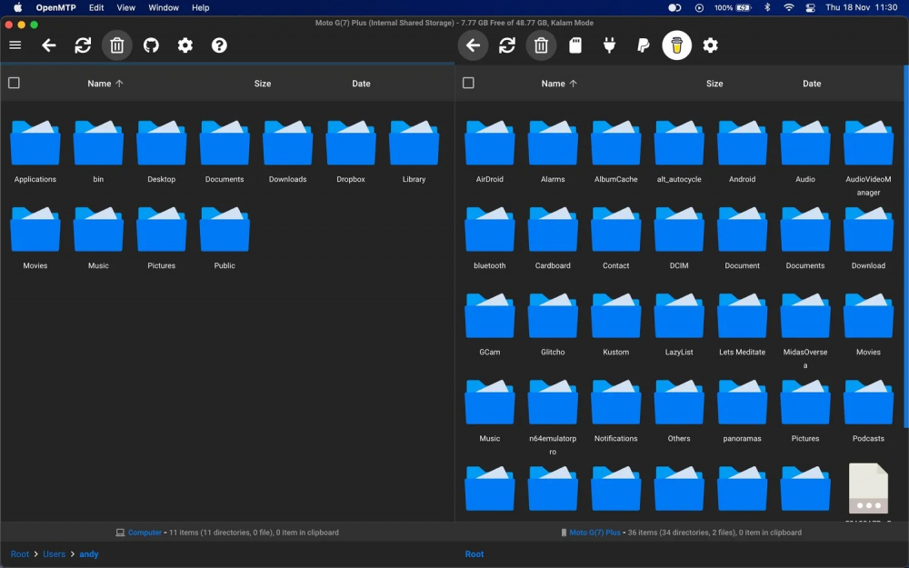 6 cách chuyển file dữ liệu từ điện thoại Android sang MacBook cực đơn giản