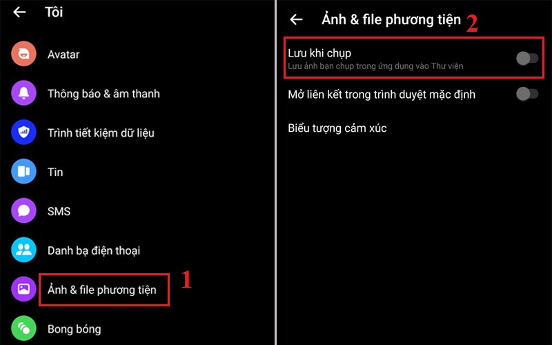Tự động lưu hình ảnh