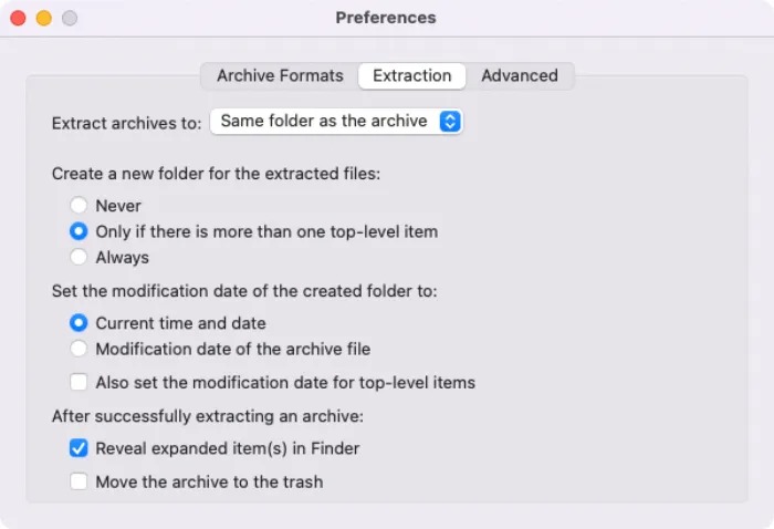 cách giải nén file rar trên MacBook