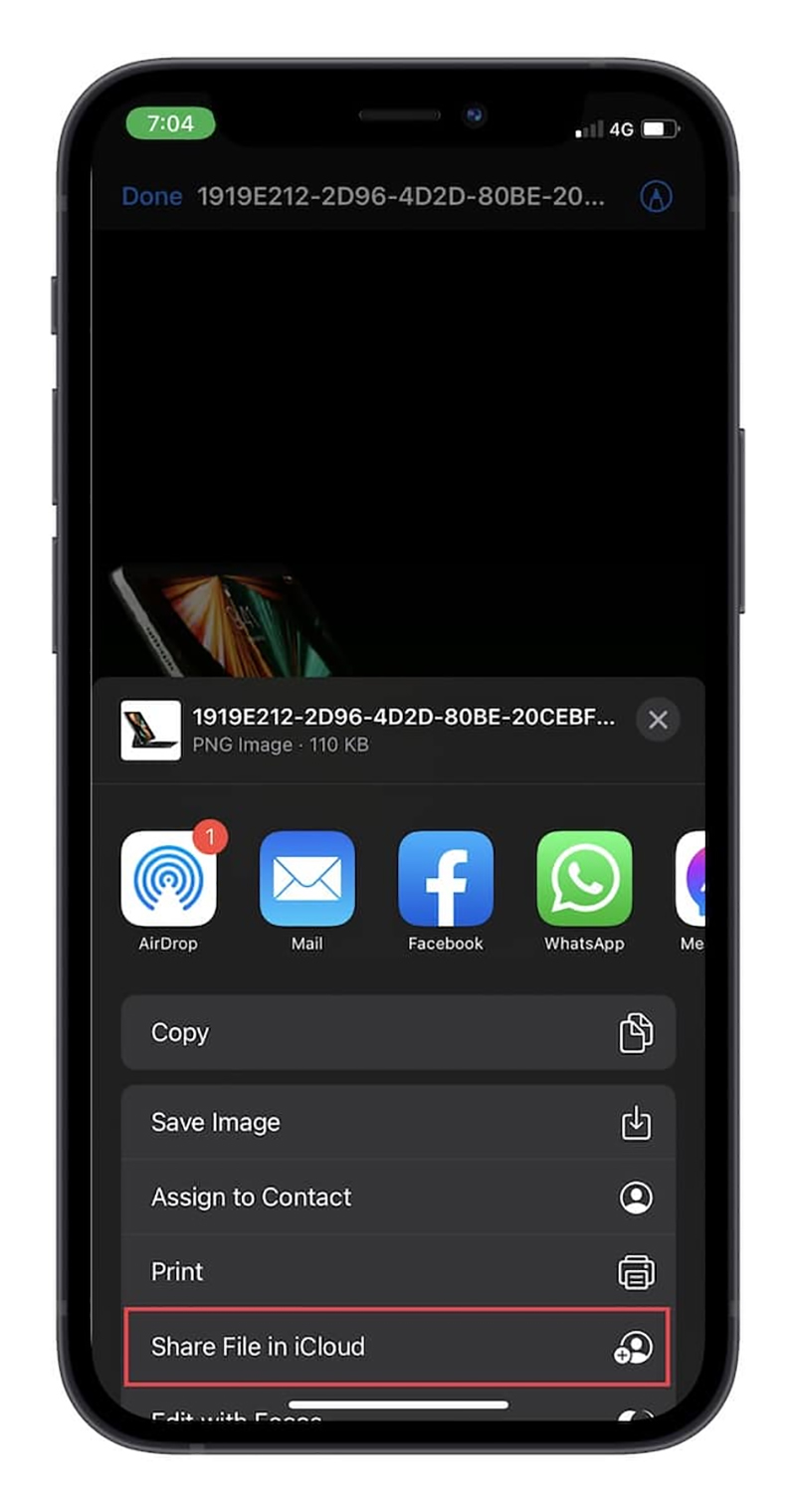 Gửi các tệp lớn bằng iCloud Drive 