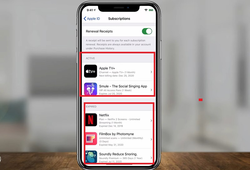 Chọn dịch vụ hủy hoặc muốn gia hạn 