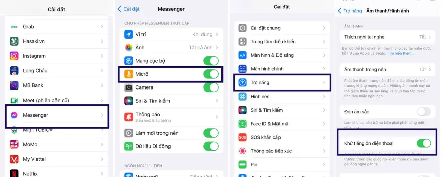 Cách khắc phục cuộc gọi Messenger bị vọng tiếng đơn giản
