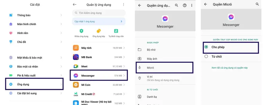 Cách khắc phục cuộc gọi Messenger bị vọng tiếng đơn giản
