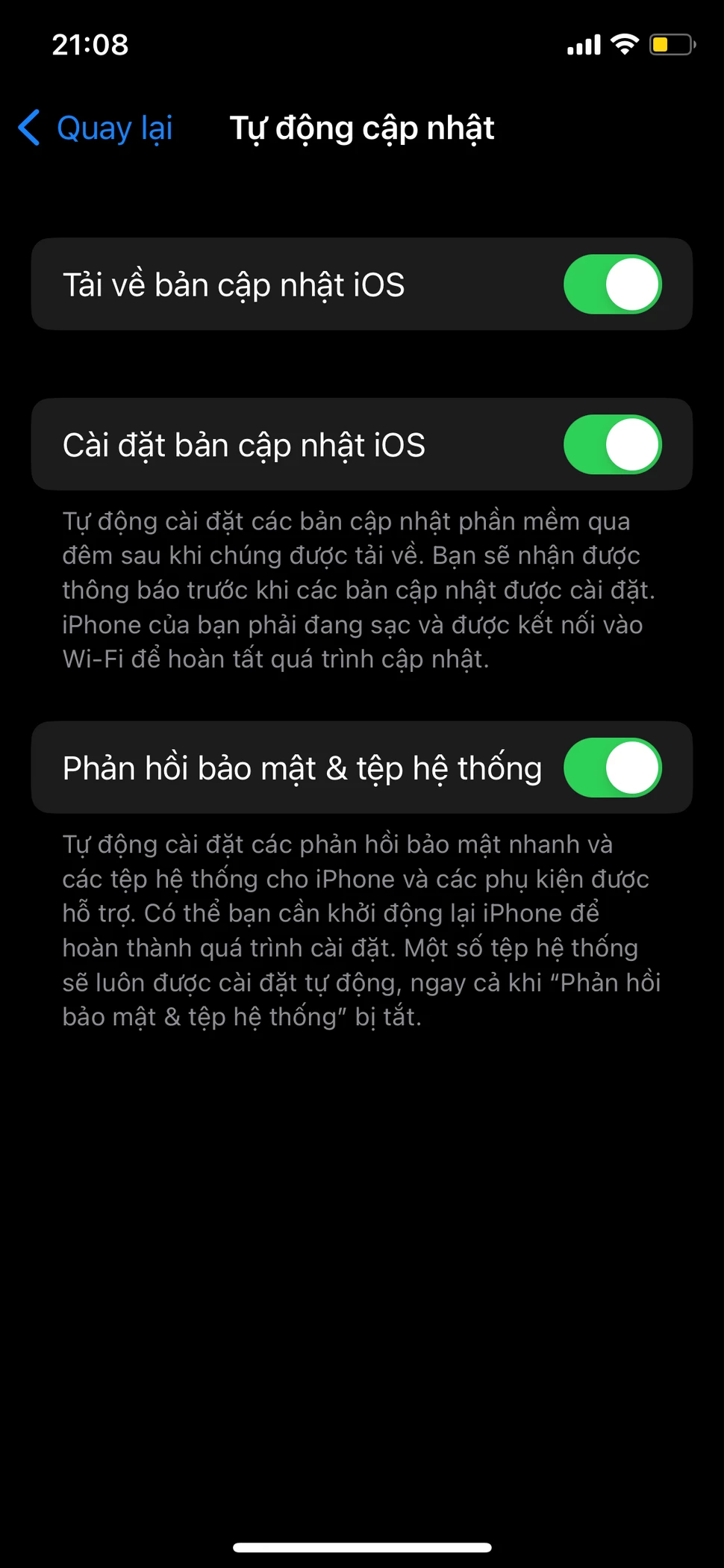 Luôn cập nhật iPhone lên phiên bản mới nhất