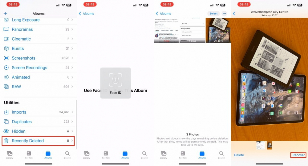 Cách khôi phục ảnh trên iPhone cực đơn giản