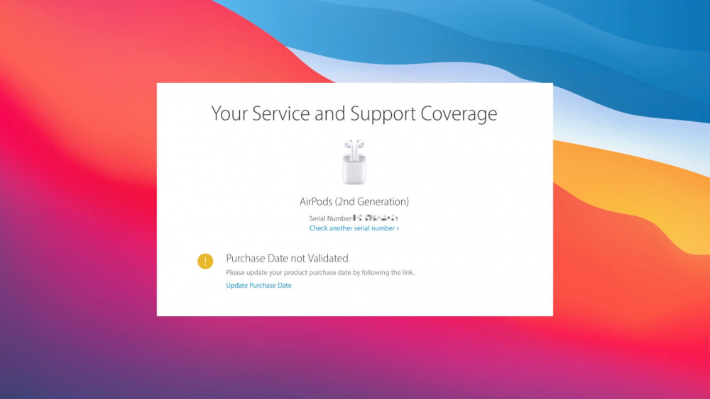 Cách kích hoạt bảo hành AirPods