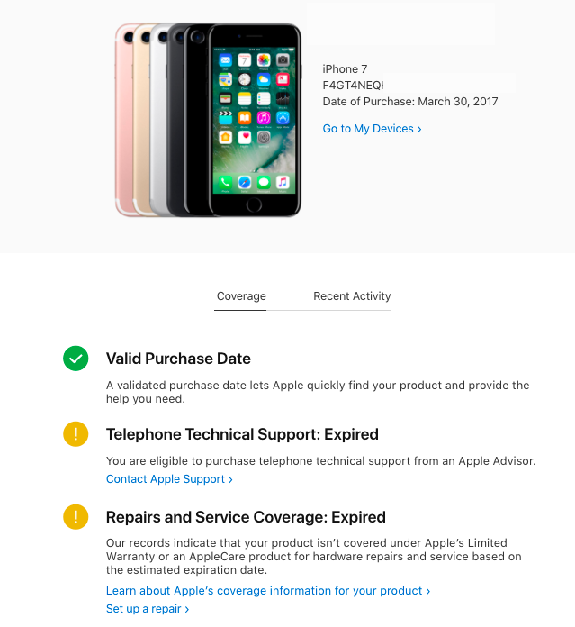 Cách kiểm tra chính xác thời hạn bảo hành và kích hoạt iPhone của bạn