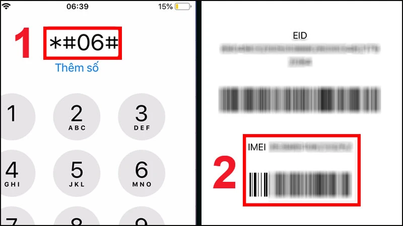 Cách xem số IMEI qua cú pháp 