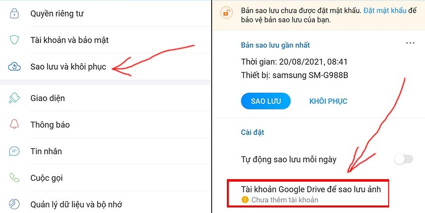 cách lấy lại tin nhắn zalo đã xóa trên iphone