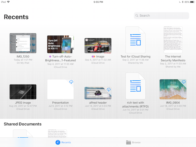Mục gần đây cho phép bạn nhanh chóng truy cập vào bất kỳ tệp nào gần đây mà bạn đã tương tác trong vài ngày qua.