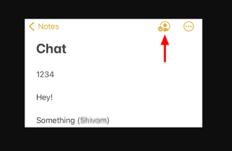 Chọn người chia sẻ bản ghi chú