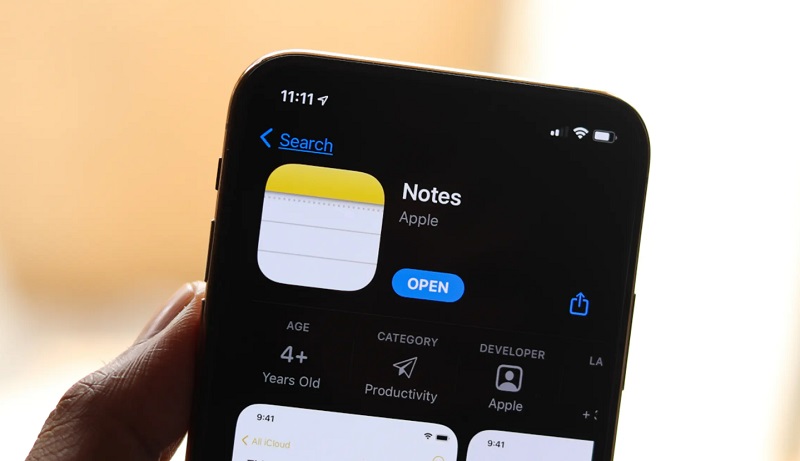Ít ai nghĩ đến việc chọn ứng dụng Ghi chú Notes để nhắn tin