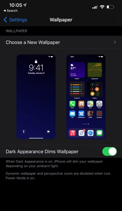Cách sử dụng các hình nền iPhone khác nhau cho chế độ sáng và tối cực kỳ tiện lợi