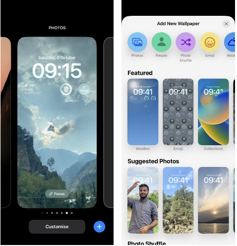 Cách sử dụng Photo Shuffle cho màn hình khóa iOS 16 cực độc đáo