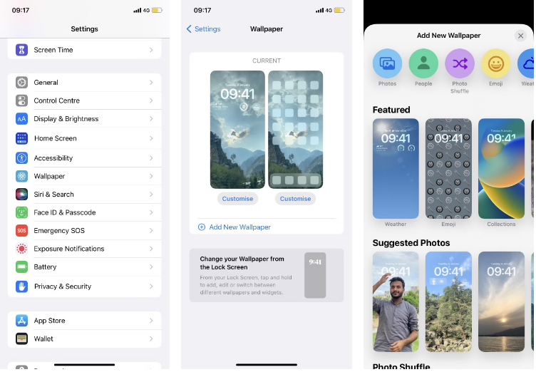 Cách sử dụng Photo Shuffle cho màn hình khóa iOS 16 cực độc đáo
