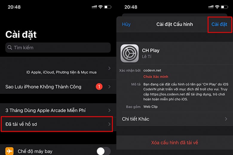 iPhone iPad tải ch play cho iphone