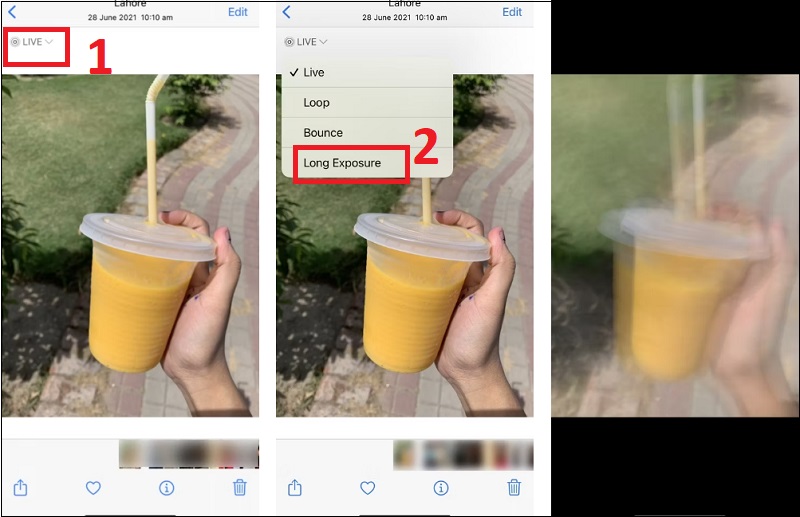 Cách tăng cường độ phơi sáng của ảnh chụp từ chế độ Live Photo 