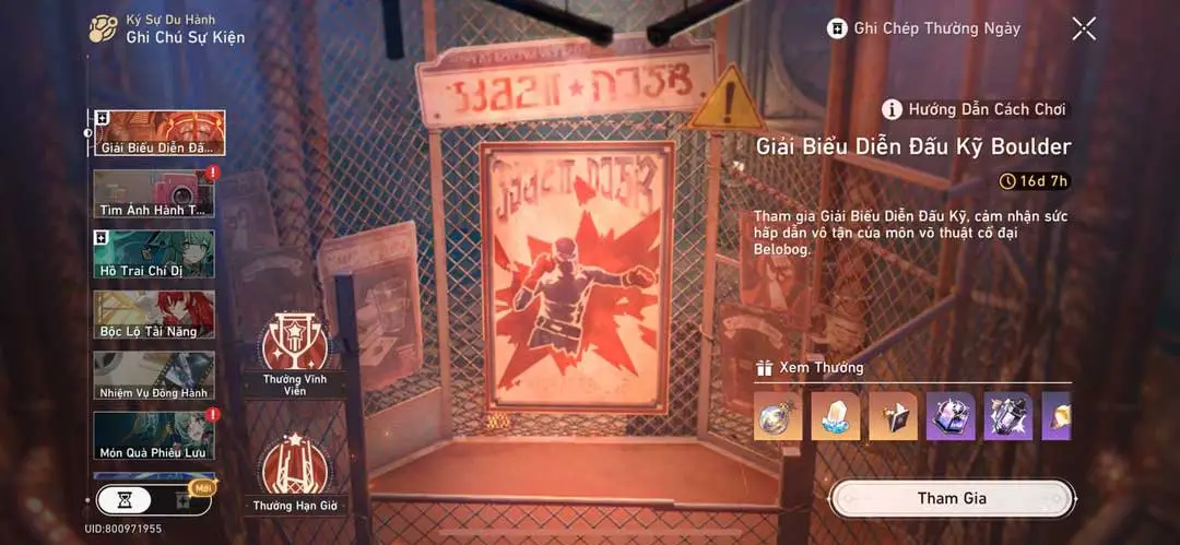 Giải Đấu Biểu Diễn Đấu Kỹ Boulder