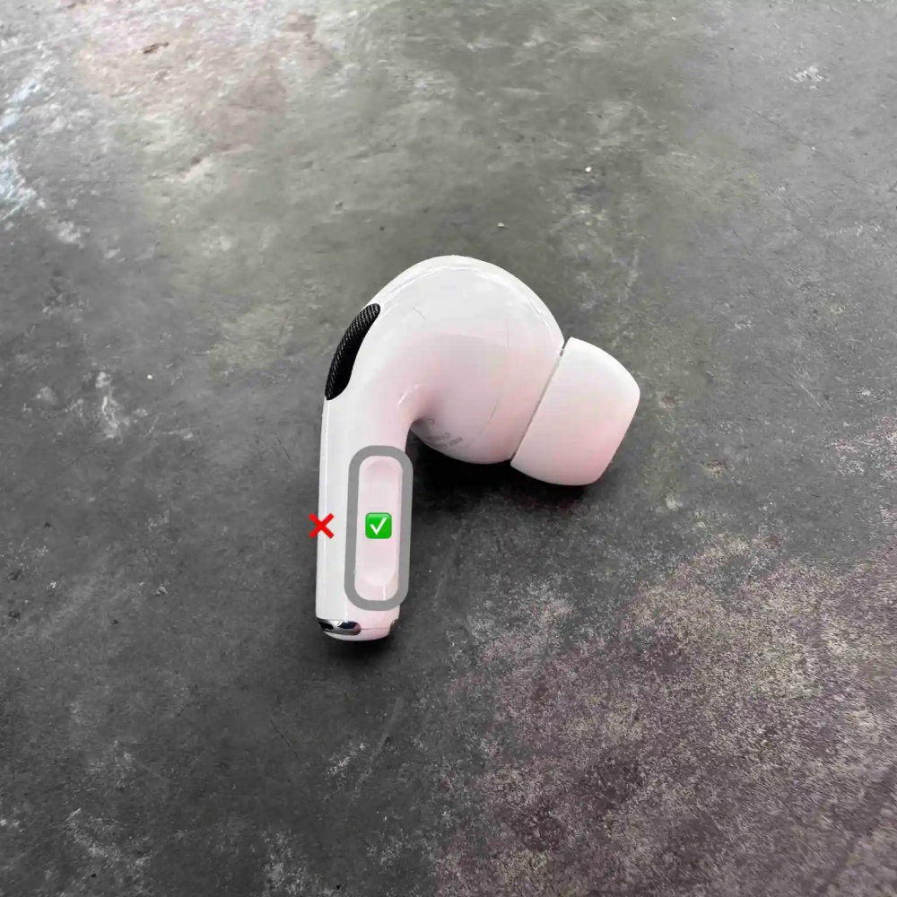 Thay đổi âm lượng AirPods Pro 2 bằng điều khiển vuốt: Cách thực hiện và mẹo về vị trí đặt ngón tay