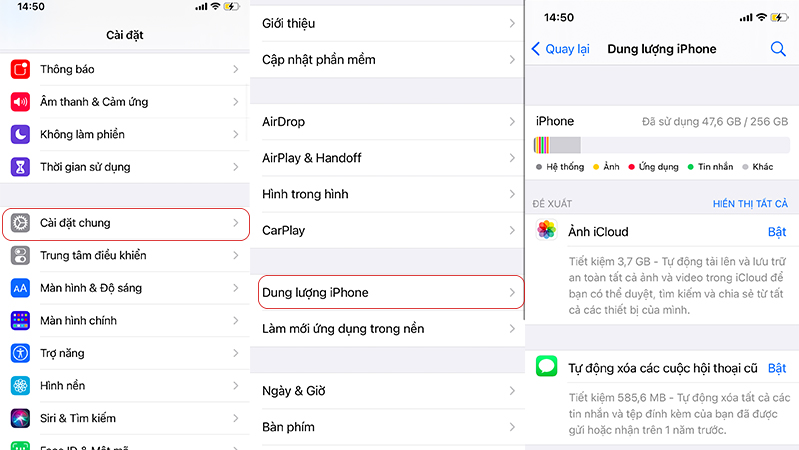 Cách tiết kiệm dung lượng iPhone tối đa