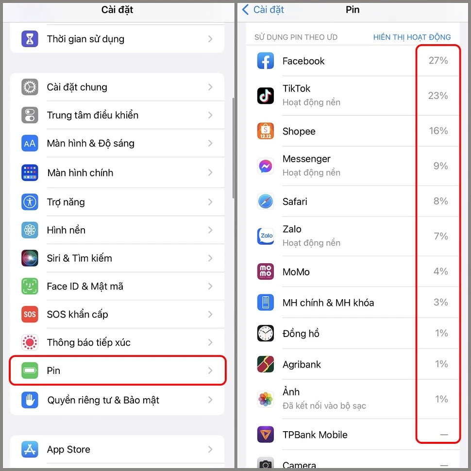 Kiểm soát thời lượng sử dụng pin