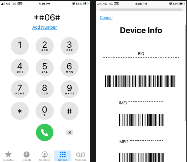 8 cách để tìm số IMEI trên iPhone hoặc iPad cực đơn giản