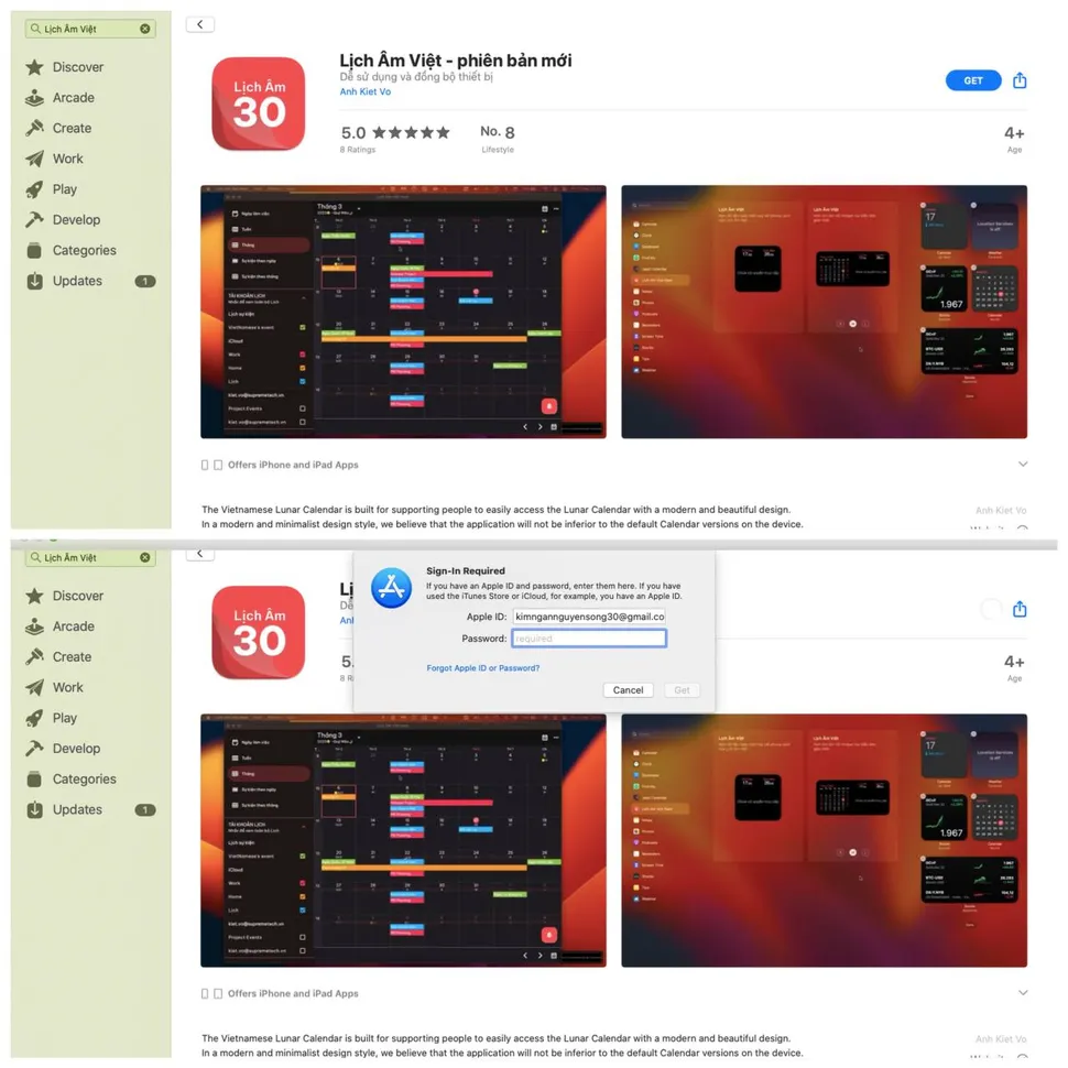 Cách xem lịch âm trên MacBook cực dễ