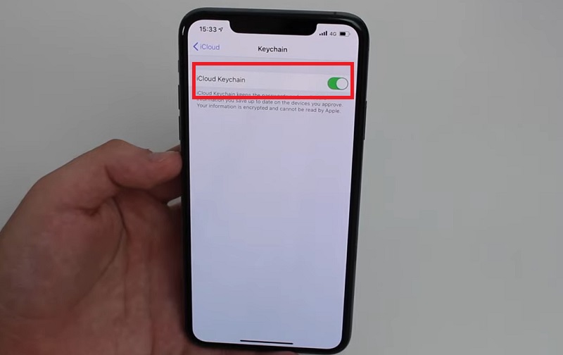 Sử dụng chức năng iCloud Keychain