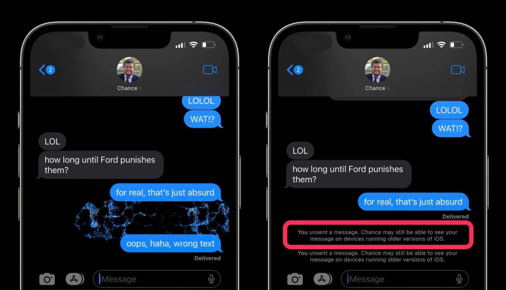 xem tin nhắn đã thu hồi trên messenger trên iphone