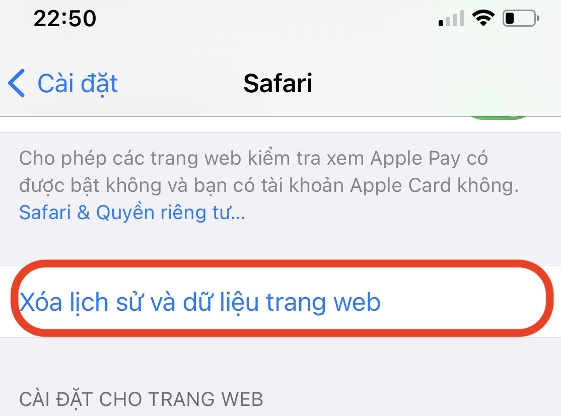Cách xem và xóa lịch sử trình duyệt Safari trên iPhone, iPad