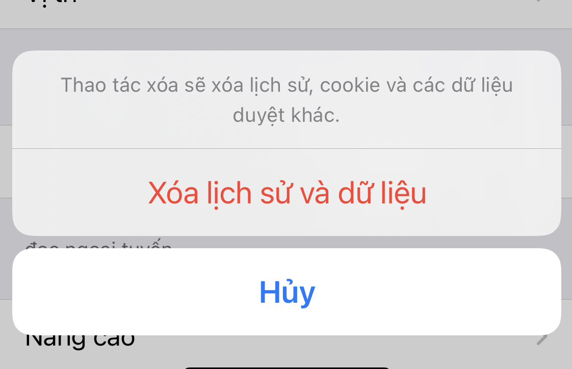 Cách xem và xóa lịch sử trình duyệt Safari trên iPhone, iPad