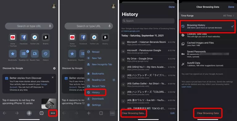 Cách xóa cache trên iPhone