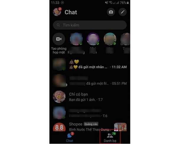 cách xóa gợi ý trên messenger trên iphone