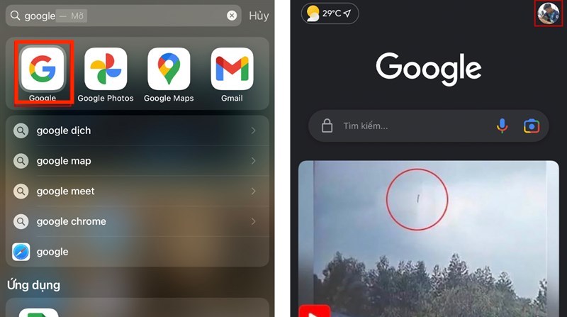 Cách xoá tìm kiếm gần đây trên Google và Safari cho iPhone