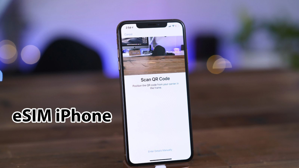 Cách thiết lập eSIM trên iPhone